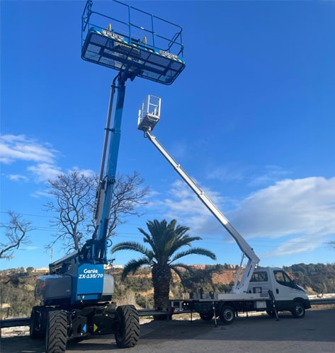 maquinaria para trabajos en altura