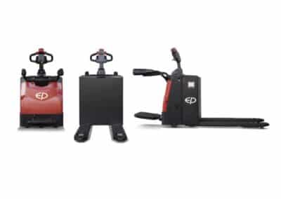2000 kg electric pallet truck with platform
